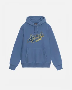 SATIN PATCH HOODIE