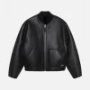 SHEARLING REVERSIBLE BOMBER