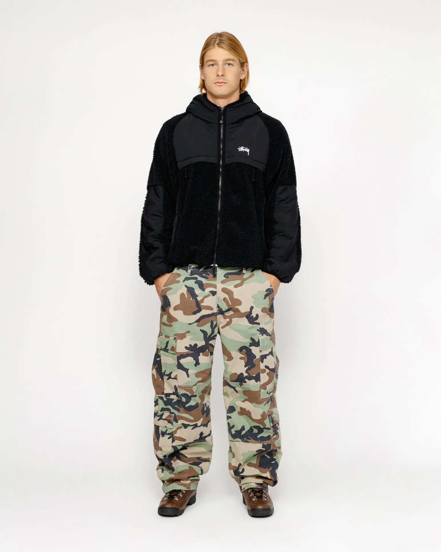 SHERPA PANEEL-KAPUZENJACKE