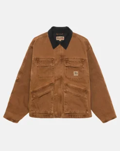 SHOP JACKET WASHED CANVAS