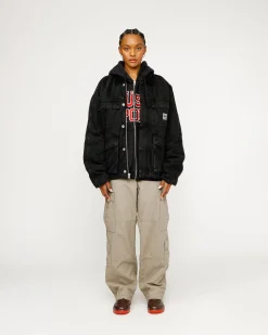 SHOP JACKET WASHED CANVAS