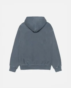 SMOOTH STOCK ZIP HOODIE PIGMENT DYED