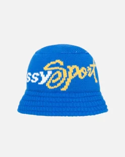 Strick-Bucket-Hat Stussy Sport