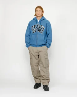 STÜSSY SPORT ZIP HOODIE