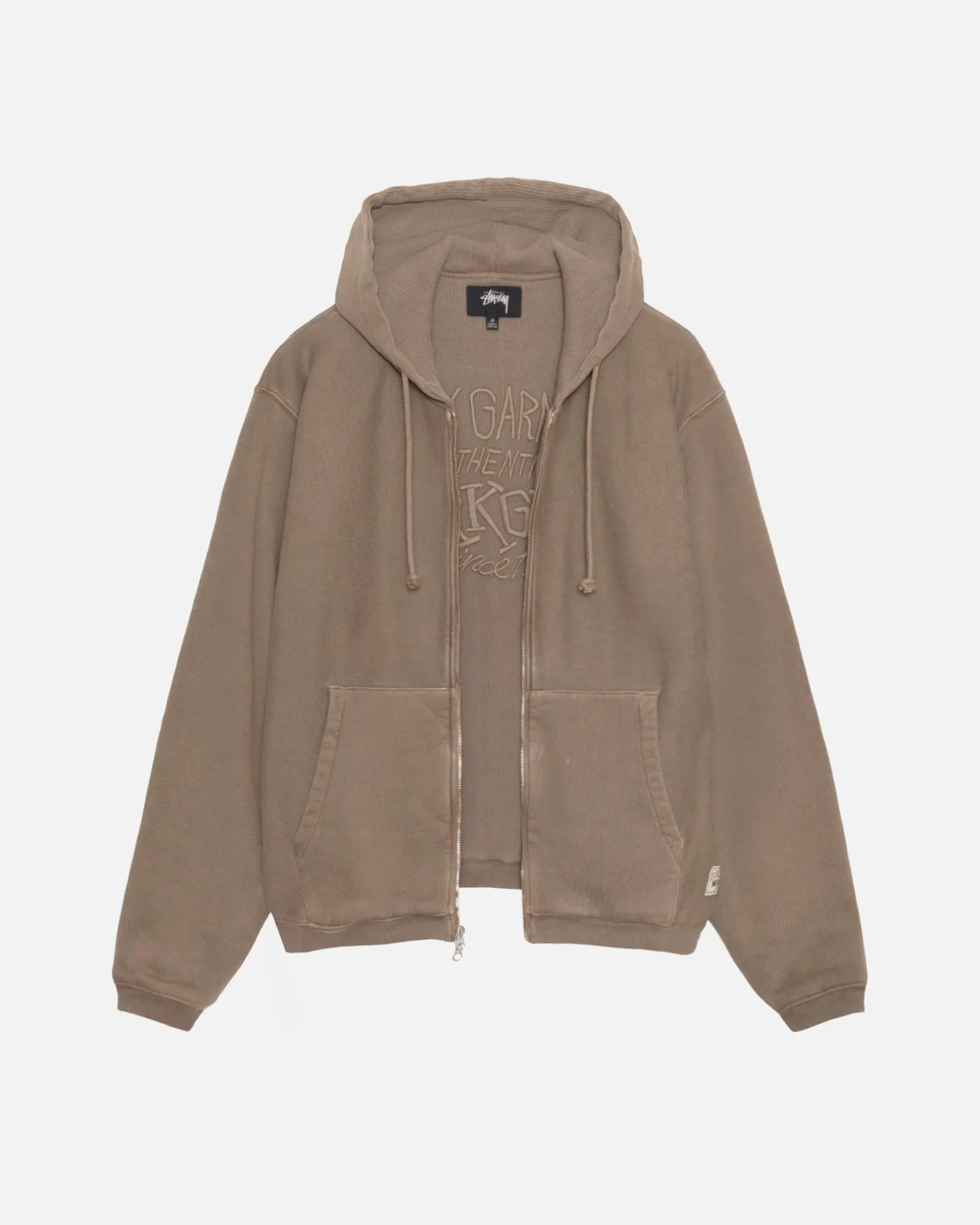 WAFFELGEFÜTTERT ZIP HOODIE