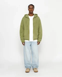 WAFFELGEFÜTTERTER ZIP HOODIE