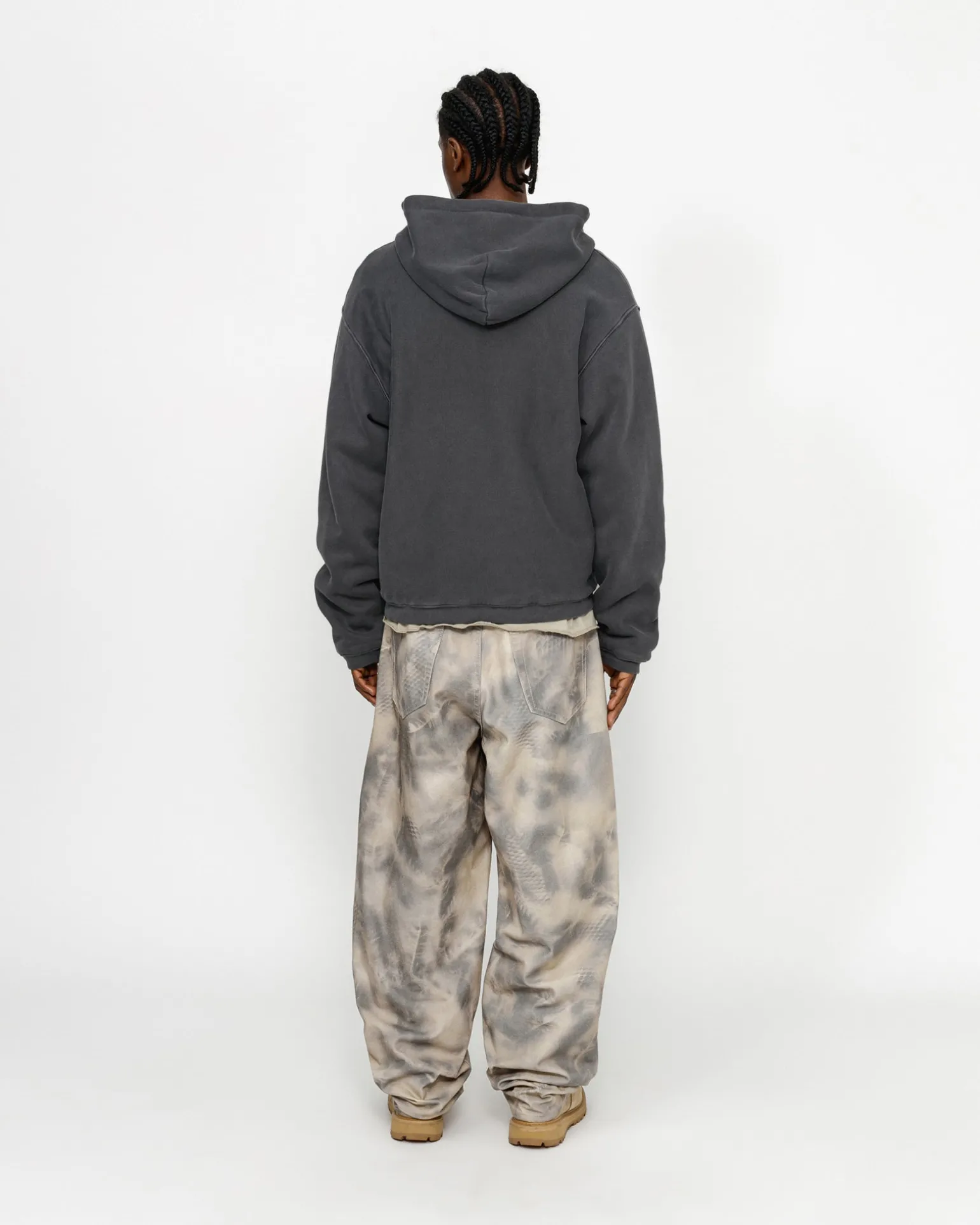 WAFFELGEFÜTTERTER ZIP HOODIE