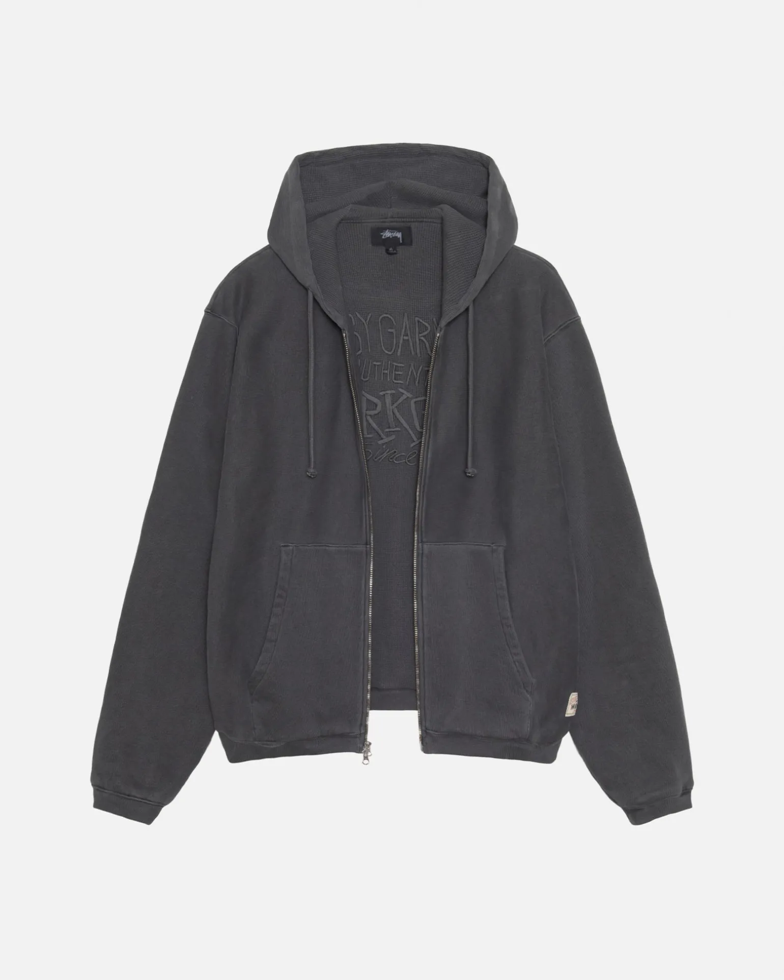 WAFFELGEFÜTTERTER ZIP HOODIE