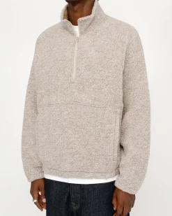 Wollmischung Sherpa Mit Stehkragen