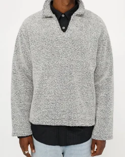 Wollmischung Sherpa-Pullover