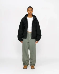 WORK JACKET CANVAS NEEDLE PUNCH