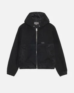 WORK JACKET CANVAS NEEDLE PUNCH