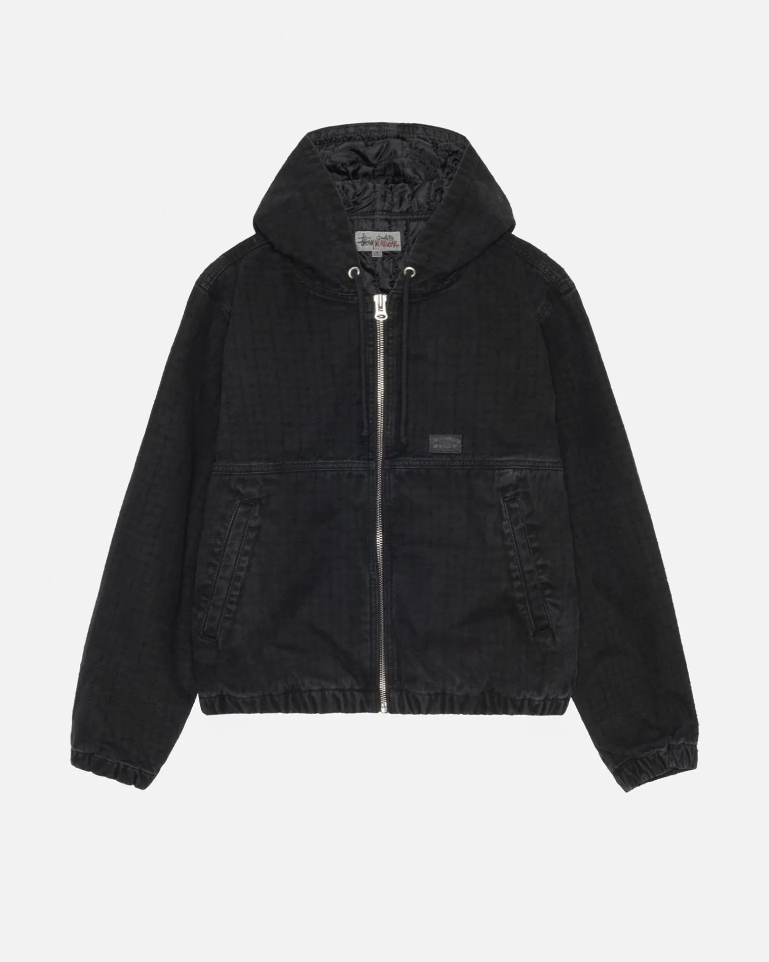 WORK JACKET CANVAS NEEDLE PUNCH