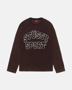 Zweifarbiger Baumwoll-Mesh-Pullover